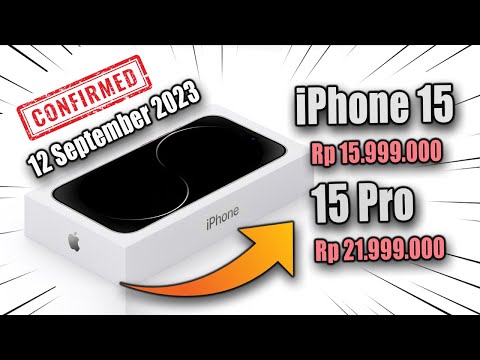 Confirmed😱! Harga &amp; Tanggal Rilis iPhone 15, iOS 17 Indonesia!