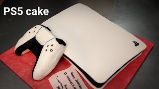 Play station 5 cake with PS5 controller @ArtCakes