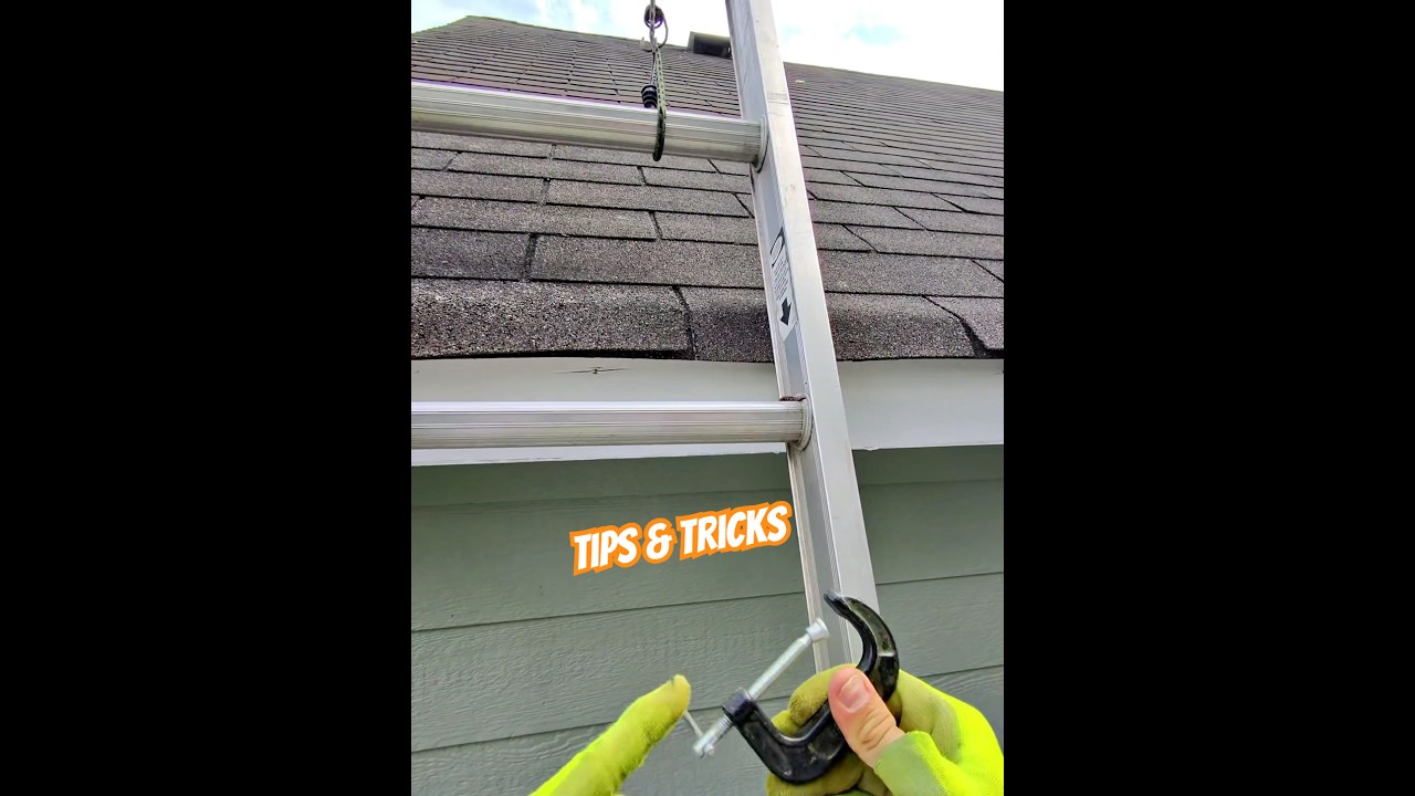 Don’t forget to tie off you ladders! 