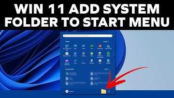 How to Add System Folders to Start Menu in Windows 11