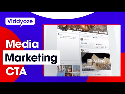 Social Media Marketing Animation Template From Viddyoze | Create Marketing Videos