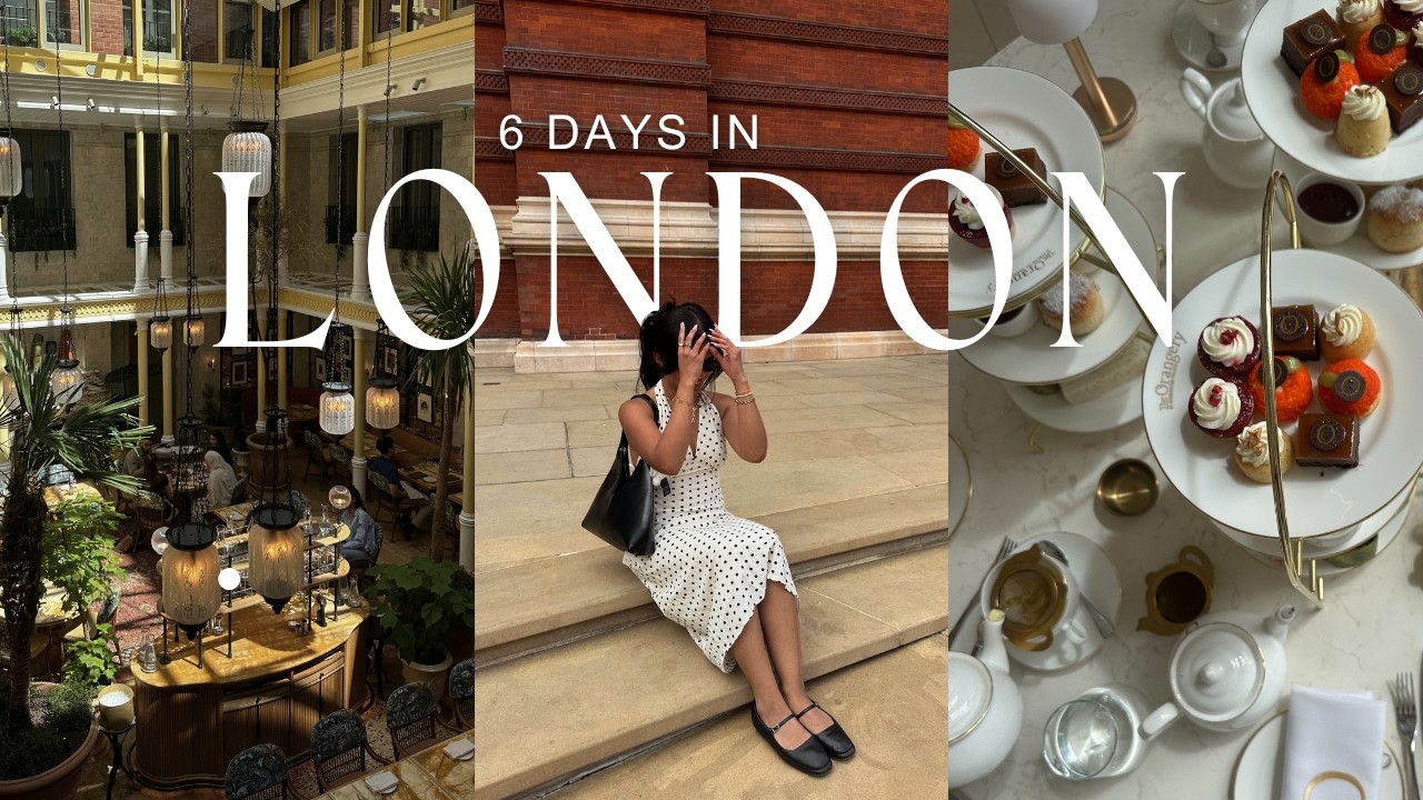 LONDON vlog 🇬🇧 afternoon tea, sightseeing, cafes and eats, notting hill, shopping, itinerary +prices