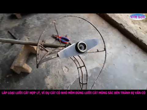 Video Máy căt cỏ rất nhanh và không bị vấn cỏ! - youtube