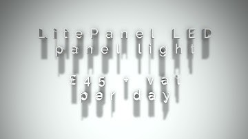 LED Panel light comparison - Litepanel / F&V / Lishuai