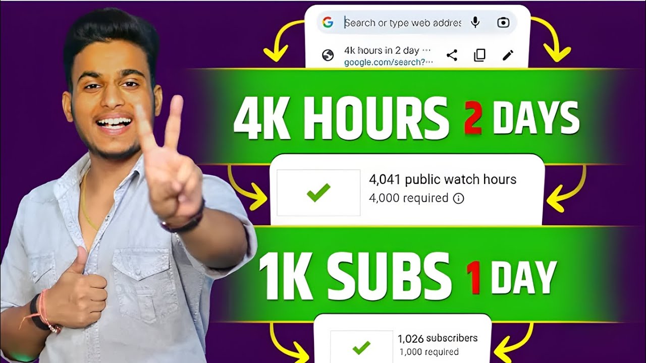 how to complete 4000 hours and 1000 subscribers on youtube | complete ...