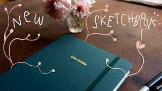 Unboxing and trying my new mossery sketchbook
