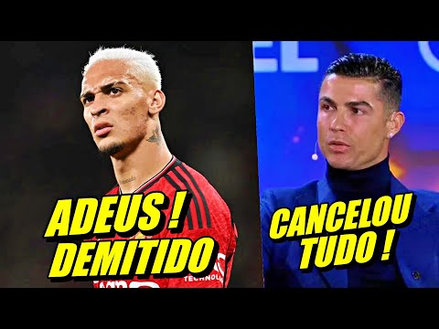 INGLESES PIRARAM !! ANTONY DEMITIDO NA INGLATERRA | CR7 CANCELA TUDO NA ÁRABIA E MAIS