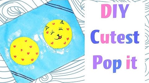 DIY Simple Dimple | Fidget toy | Easy Pop it