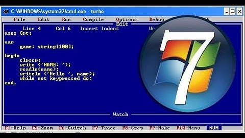 How to make a program in Pascal ?// For beginners.