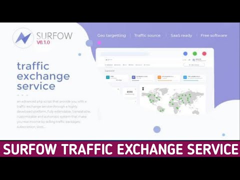 Surfow - Traffic Exchange Service script free download || make Traffic exchanger php website