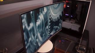 Unboxing Samsung Quantum Dot Curved Monitor (CH711)