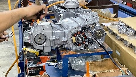 70cc Motorcycle Engine Assembling