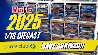 2025 Maisto 1/18 SCALE at Sam's Club!!