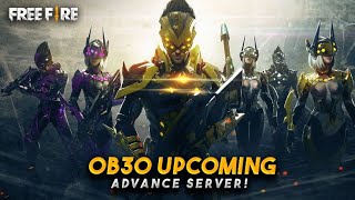 Free Fire New OB30 Update | Upcoming OB30 Advance Server | OB30 Events | New Features | New Lobby !