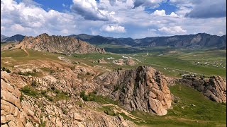 Монголия. Горхи-Тэрэлж. Gorkhi Terelj National Park. Mongolia. DJI Air 3.