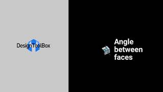 Measure angle between faces