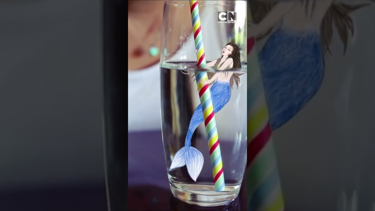 Mermaid in Your Cup of Water! | Sketchy Show on Cartoon Network Asia 
