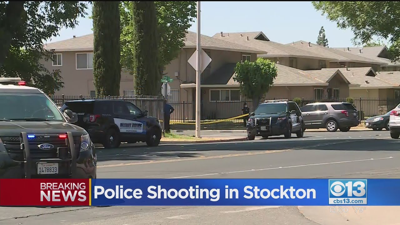 Suspect, Officer Shot In Stockton - YouTube