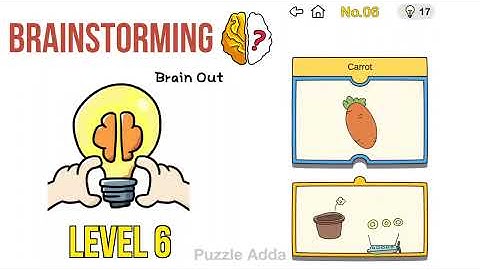 Brain Out Brainstorming Challenge Level 1 to 16 Answers