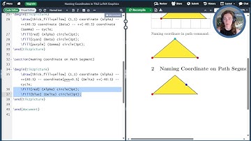 Naming Coordinates in TikZ LaTeX Graphics (Unlocking LaTeX Graphics - Video 7)