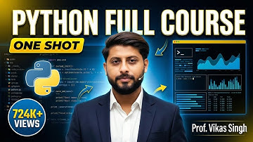 Python Programming Full Tutorial in One Video (2024) | Python full course
