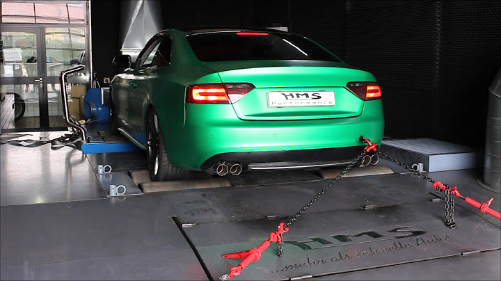 Audi A5 3 2 FSI mit HMS Performance Klappenabgasanlage