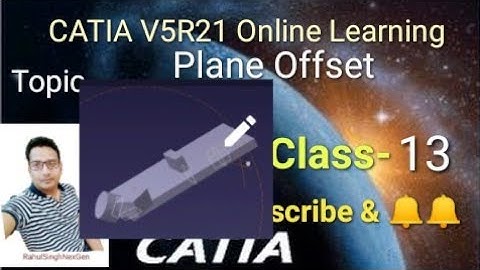 CATIA Tutorial | Plane Offset | Angle Offset | Catia Online Training free | How To Learn CATIA