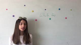 The While Loop