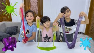 السلايم الملون colored slime