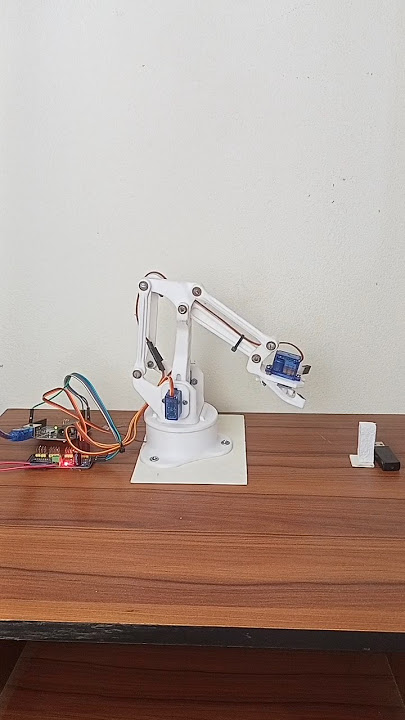 4DOF robotic arm. Arduino. PCA9685. Experiment Lab BD.