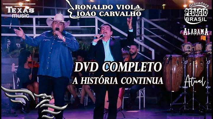 DVD Completo RONALDO VIOLA E JOO CARVALHO  (A Hist...