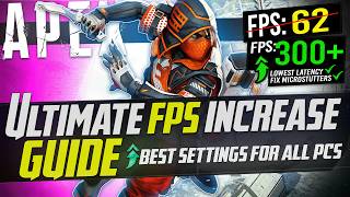 🔧 APEX LEGENDS: *SEASON 20* Dramatically increase performance / FPS with any setup! BEST SETTINGS ✅