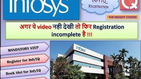 Registration still Incomplete!!  | Mandatory step for InfyTQ Registration | Must Watch