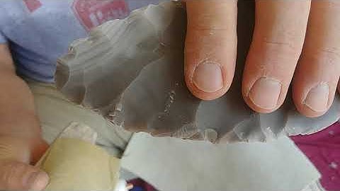 Georgetown chert flintknapping 2/5