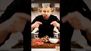 The CREAMIEST Russian Beef Stroganoff! 🥩🇷🇺 #shorts #beefstroganoff