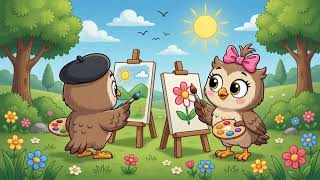 CUTE OWLS a special coloring book from the Colorilli series! A wonderful new Cartoon release screenshot 3