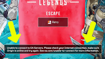 Fix unable to connect to ea servers apex legends pc origin & steam