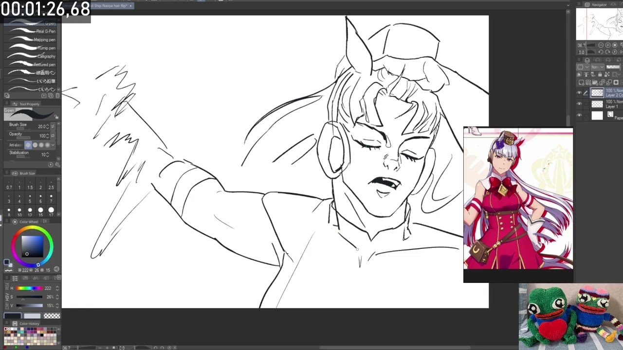 Draw at least 1 hour everyday Jan 2026 - Day 18 (Total streak 841 days)