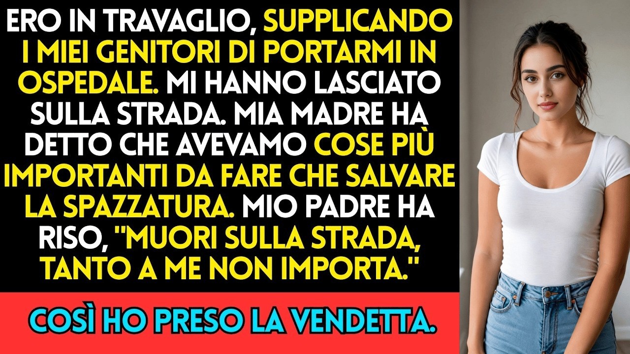 "Per favore, devo andare in ospedale. Il bambino sta arrivando." Mio padre alzò lo sguardo dalla partita solo per aggrottare la fronte. "Cosa? Adesso non puoi aspettare fino alla fine?" Mia madre...