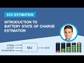 Introduction to Battery State of Charge Estimation | Estimate Battery SOC With Deep Learning, Part 1