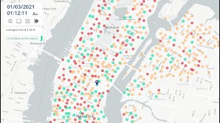 Citi Bike Interactive Map | JavaScript and processing.js