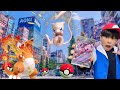 【寸劇】幻のポケモン「ミュウ」を捕まえろ‼️伝説ポケモンのリザードンとファイヤーが勝負に挑んできたぞ‼️ポケモンGO実写版【全力きっずTV】Real Pokemon cards
