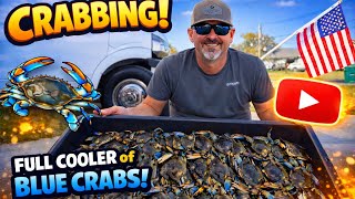 Catching Louisiana Blue Crabs (catch & cook)