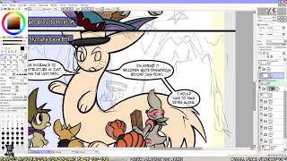 Inking/Coloring Panic!! Mysterious Dungeons! Page 137-138