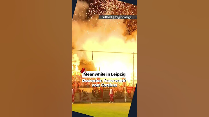 Dezentes Feuerwerk in Leipzig 🧨 #regionalliganordost #bsgchemieleipzig #energiecottbus