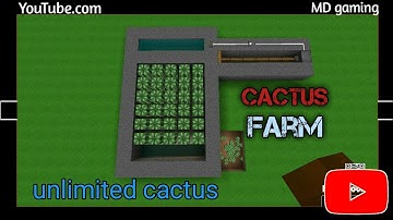 how to make cactus farm in mini block craft || unlimited cactus ||