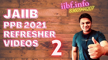 JAIIB PPB IMPORTANT Free Live Class - 2 | Principles and Practices of Banking 🔥🔥🔥