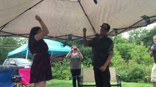 Balloon pop baby gender reveal!