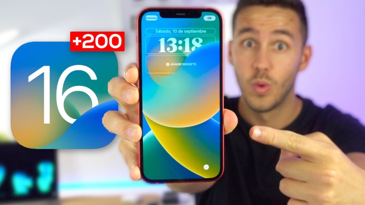iOS 16 SALE HOY, +200 NOVEDADES y COSAS NUEVAS 🔥 - YouTube