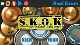 Lawan Rasa Takut S.K.O.K -Live Real Drum Cover